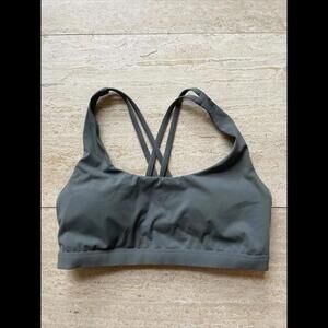 Romenza Targo women’s sports bra L crisscross‎ straps green